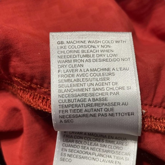 The North Face Women's Athletic Shorts - size XL - Burnt Orange Checkered Print - Picture 8 of 10